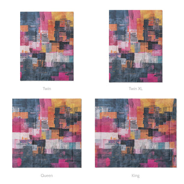 Heidi Blue & Purple Mockup Comforter Sizing