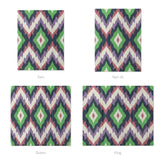 Dyani Eggplant & Matcha Mockup Comforter Sizing