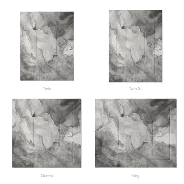 Zephyr Watercolor Inkwell Mockup Comforter Sizing