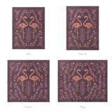 Flamingo Friends Purple Mockup Comforter Sizing