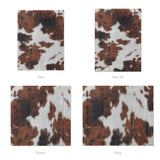 Cowhide Print Mockup Comforter Sizing