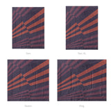 Prisma Purple & Coral Mockup Comforter Sizing