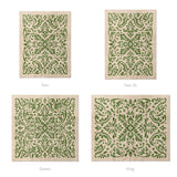 Floranna Ivory & Green Mockup Comforter Sizing