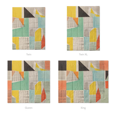 Djuna Ivory Multicolor Mockup Comforter Sizing