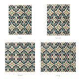 Merrin Blue & Ivory Mockup Comforter Sizing