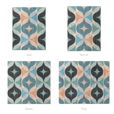 Maxine Seafoam & Peach Mockup Comforter Sizing
