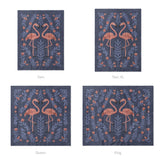 Flamingo Friends Navy Mockup Comforter Sizing