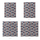 Tribal Fish Mockup Comforter Sizing