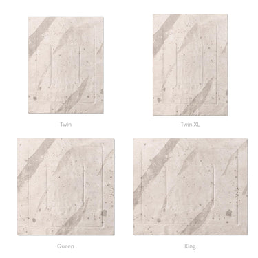 Stephanie Ivory Monotone Mockup Comforter Sizing