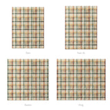 Madras Plaid Taupe Green Mockup Comforter Sizing
