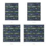 Ojai Blue & Green Mockup Comforter Sizing