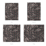 Acid Burn Greige & Infrared Mockup Comforter Sizing