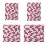 Twyla Checkered Fuchsia Mockup Comforter Sizing