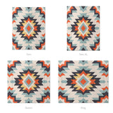Dakota Blue & Orange Mockup Comforter Sizing