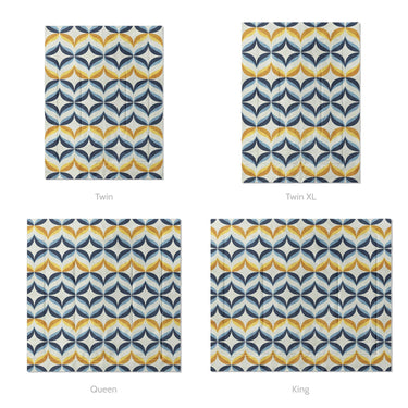 Jasper Blue & Gold Mockup Comforter Sizing