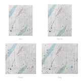Stephanie Cool Splatter Mockup Comforter Sizing