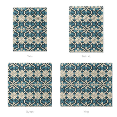Mattheo Blue & Ivory Mockup Comforter Sizing