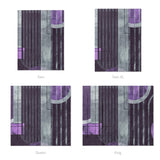 Gordian Dark Purple Mockup Comforter Sizing