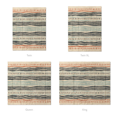 Delsin Blue & Orange Mockup Comforter Sizing