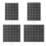 Buffalo Plaid Charcoal Black Mockup Comforter Sizing