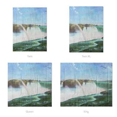 Niagara Falls Afternoon Mockup Comforter Sizing