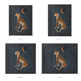 Night Cheetah Mockup Comforter Sizing
