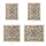 Floranna Ivory & Black Mockup Comforter Sizing