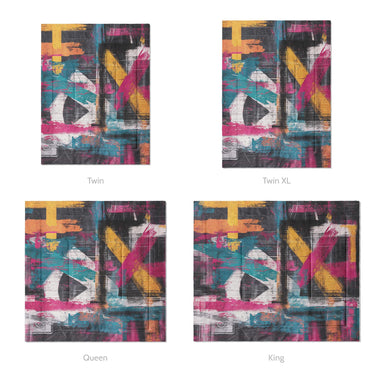 Xanther Multicolor Mockup Comforter Sizing