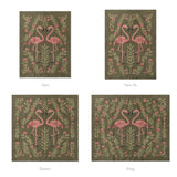 Flamingo Friends Sage Green Mockup Comforter Sizing
