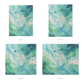 Zephyr Watercolor Emerald Mockup Comforter Sizing