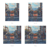 San Francisco Trolley Mockup Comforter Sizing