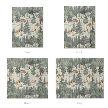 Campsite Mockup Comforter Sizing