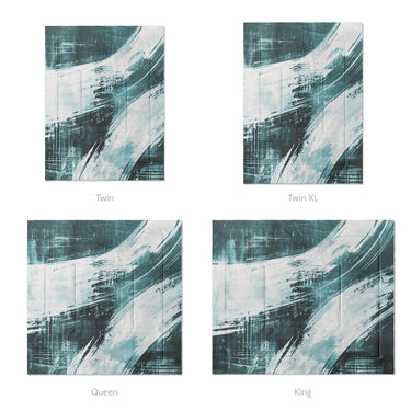Emil Deep Teal Mockup Comforter Sizing