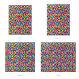 Pixel Mosaic Multicolor Vibrant Mockup Comforter Sizing
