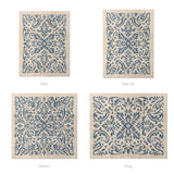 Floranna Ivory & Blue Mockup Comforter Sizing