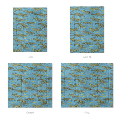 Gator Swamp Mockup Comforter Sizing