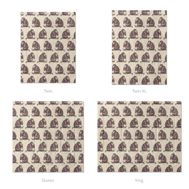 Thinking Chimps Mockup Comforter Sizing