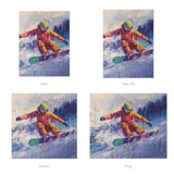 Dreamwave Snowboarder Mockup Comforter Sizing