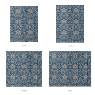 Agnes Denim Blue Mockup Comforter Sizing