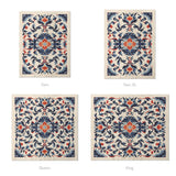 Wilhemina Navy & Red Mockup Comforter Sizing