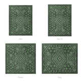 Durand Forest Green Mockup Comforter Sizing