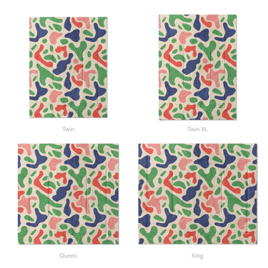 Cosimo Blue Green Red Mockup Comforter Sizing