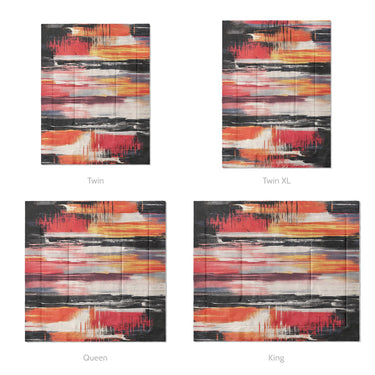 Jörgan Red & Black Mockup Comforter Sizing