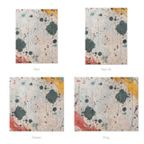 Colin Paint Splatter Multicolor Mockup Comforter Sizing