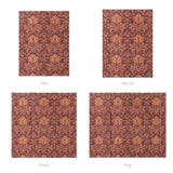 Agnes Amaranth Red Mockup Comforter Sizing