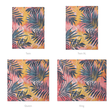 Florian Pink & Blue Mockup Comforter Sizing