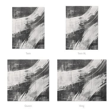 Emil Charcoal Grey Mockup Comforter Sizing