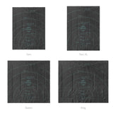 Solar System Charcoal & Teal Mockup Comforter Sizing