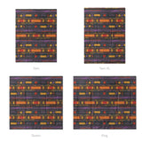 Ojai Purple & Yellow Mockup Comforter Sizing
