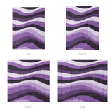 Sinuous Purple Monochrome Mockup Comforter Sizing